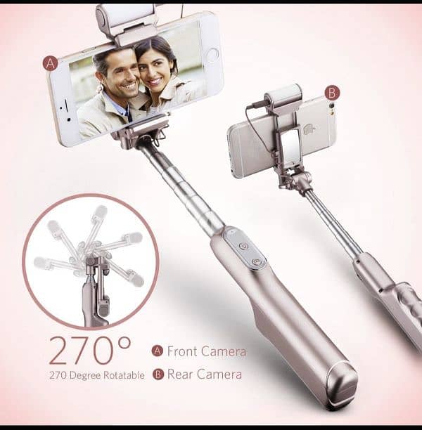 Selfie Stick Luz Led Bluetooth Fotos Nuevo Envio Gratis/4$ delivery 1