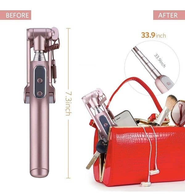 Selfie Stick Luz Led Bluetooth Fotos Nuevo Envio Gratis/4$ delivery 5