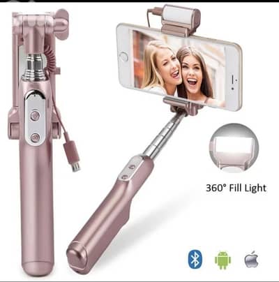 Selfie Stick Luz Led Bluetooth Fotos Nuevo Envio Gratis/4$ delivery