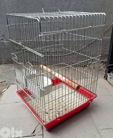 bird cage size 60cmx35cm barely used