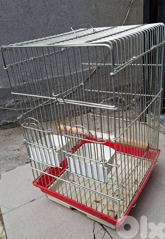 bird cage size 60cmx35cm barely used 1