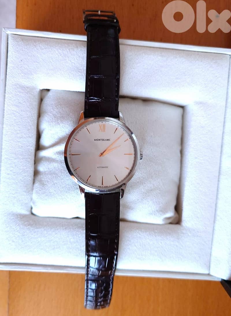 Original MontBlanc Meisterstuck Heritage Steel Watch Automatic 41mm 1