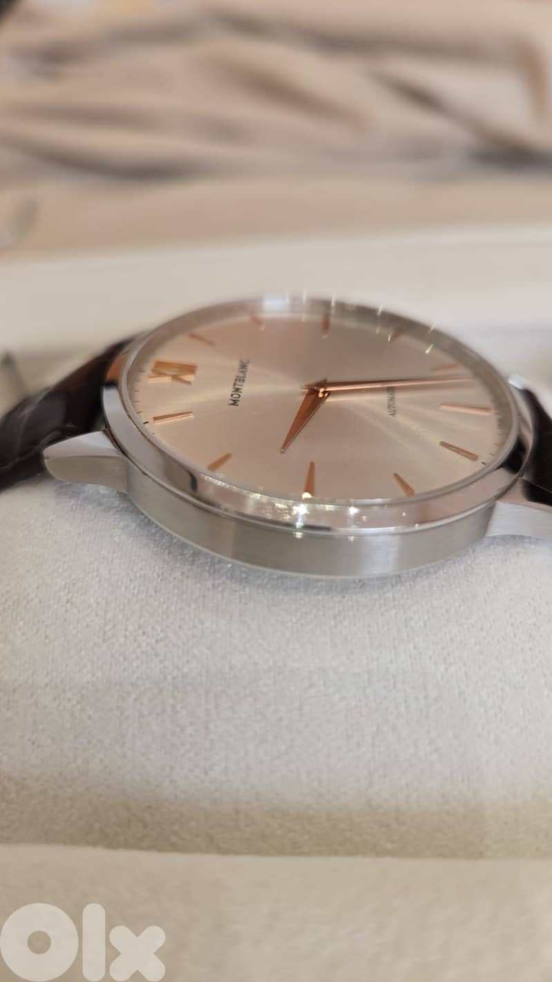 Original MontBlanc Meisterstuck Heritage Steel Watch Automatic 41mm 3