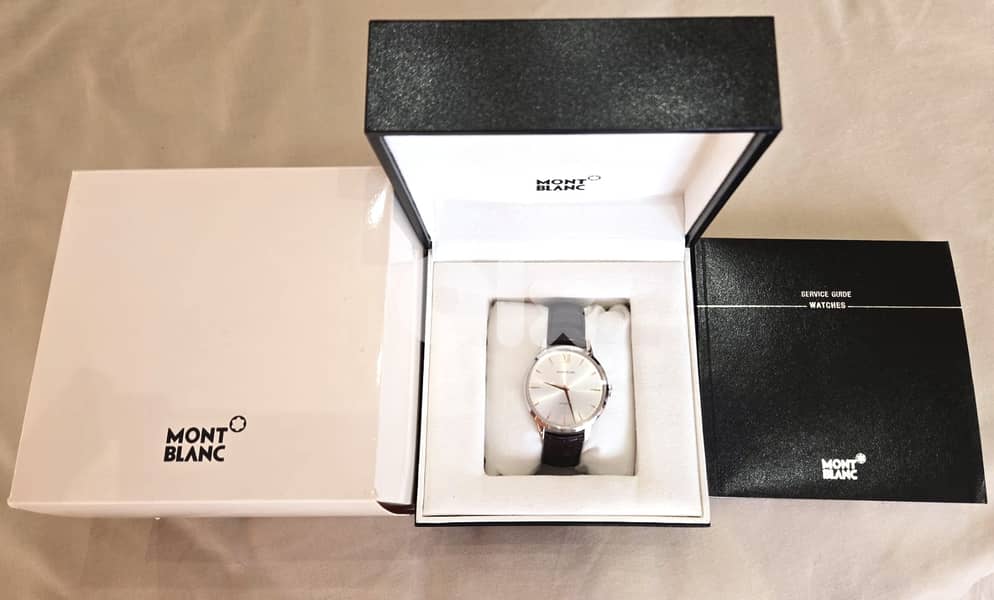 Original MontBlanc Meisterstuck Heritage Steel Watch Automatic 41mm 8