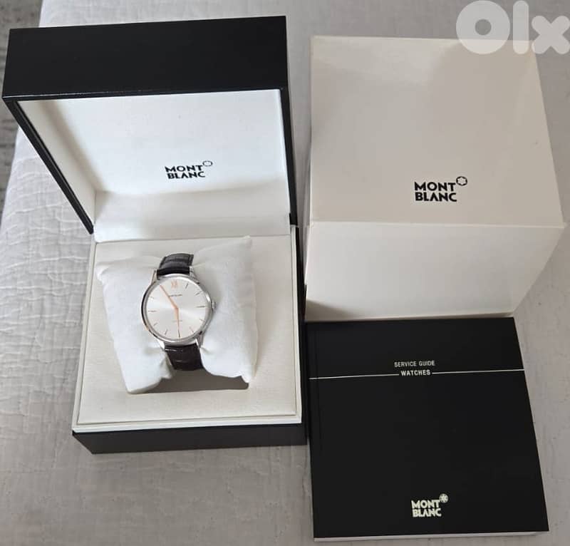 Original MontBlanc Meisterstuck Heritage Steel Watch Automatic 41mm 9