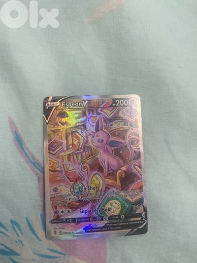 Espeon V pokeman card