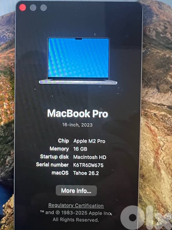 MacBook Pro M2 16 inch 2
