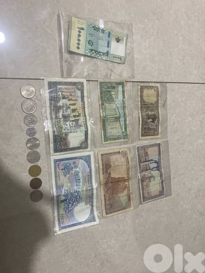 old lebanese money for collectors(ONLY JBEIL)