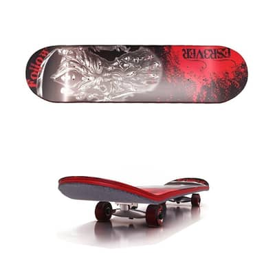 Mixed Colorful Skateboard with Lights - لوح تزلج ملون مزوّد بالأضواء