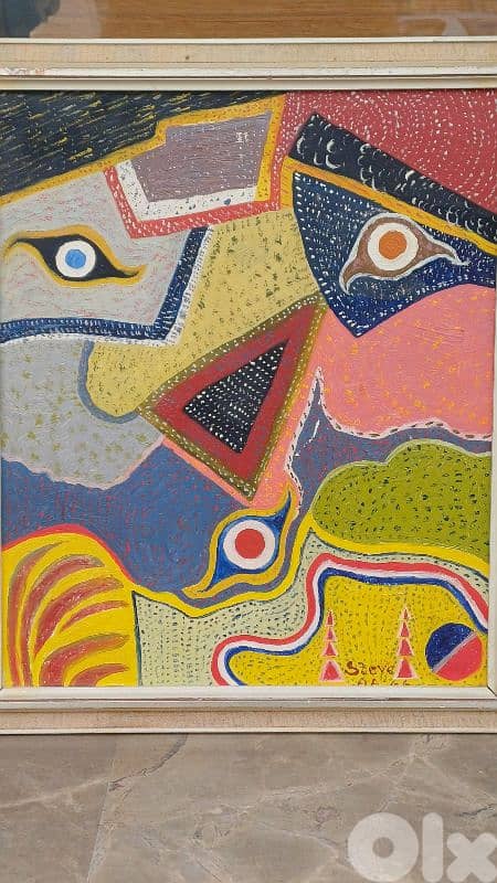 لوحة رسم زيتي اوروبية 3