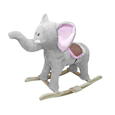 Wooden Ride On Rocking Elephant - فيل خشبي هزّاز للركوب