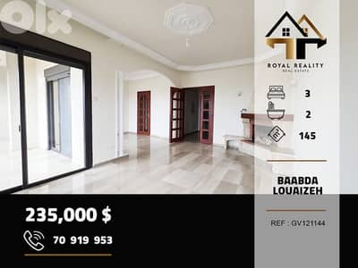 apartments for sale in louaizeh baabda شقق للبيع في لويزة بعبدا