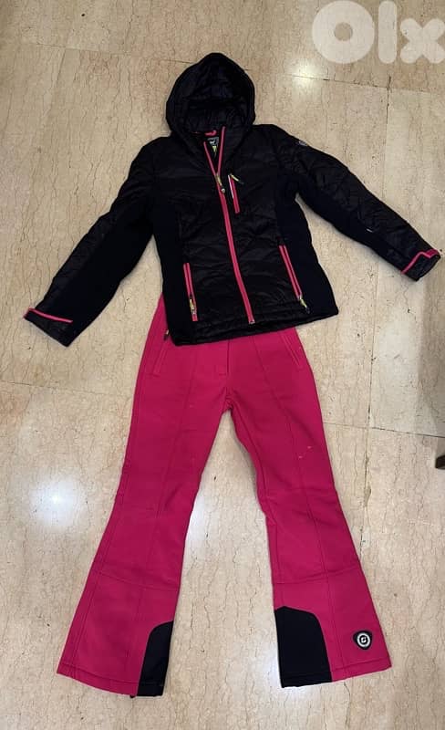 skiing  set - girl 10-12 years 1