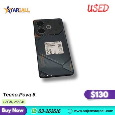 Tecno Pova 6  8GB, 256GB