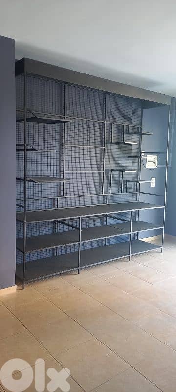 shelfs. lights and desk 2