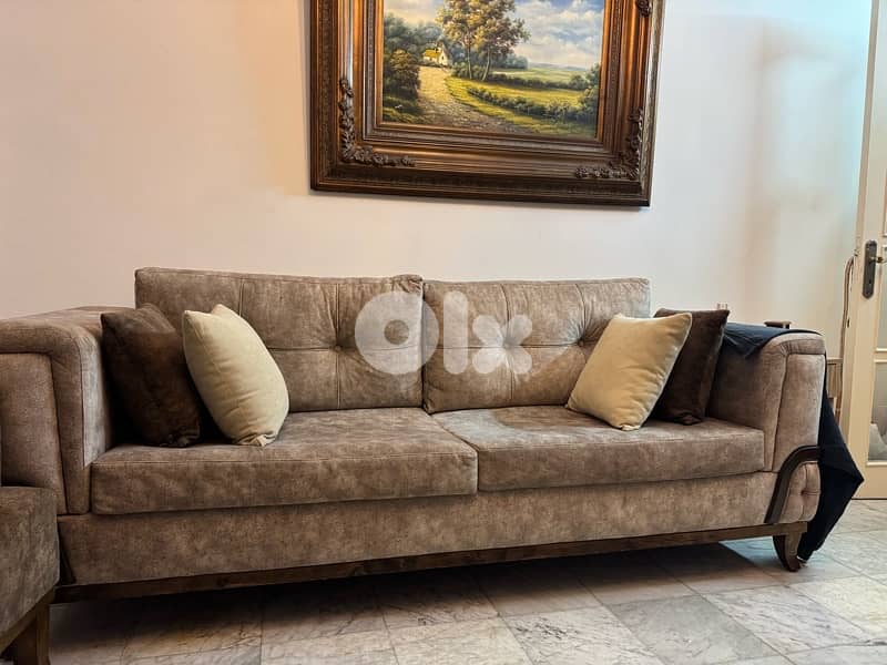 Salon/Living Room 3 Sofas Big and 2 Small (Berje) 1