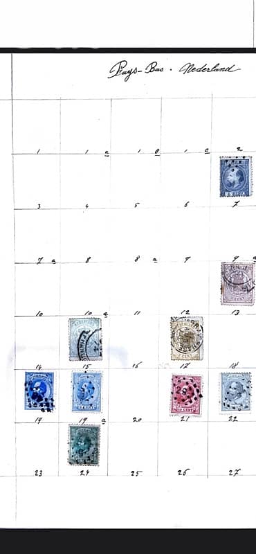 Nederlands Stamps (Pays Bas) 6