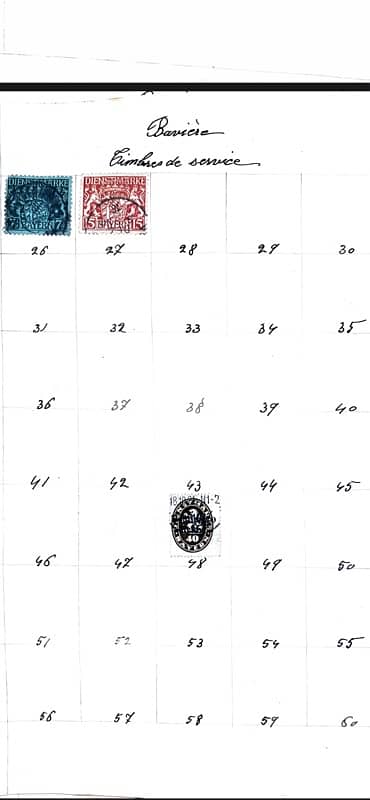 Bavaria Stamps 1