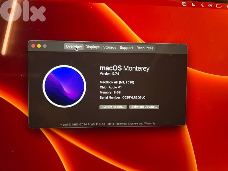 MacBook Air M1 2020 used like new 1