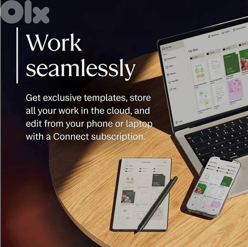 reMarkable Paper Pro Move Essential Pack | Electronic Ink Tablet - 7.3 5