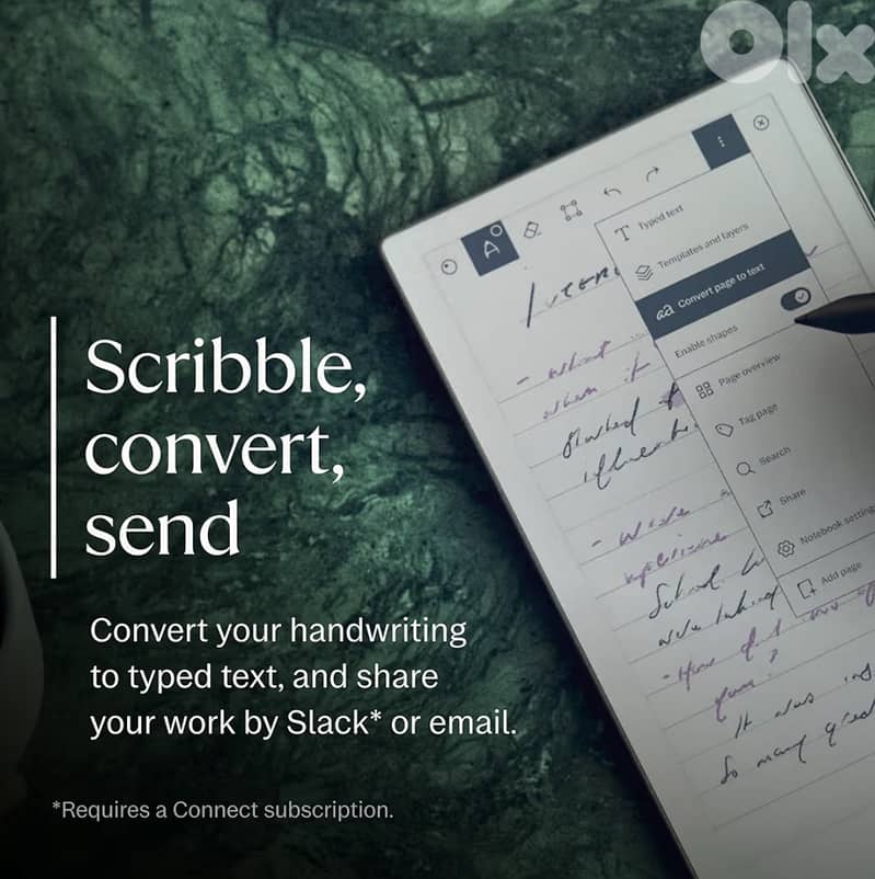 reMarkable Paper Pro Move Essential Pack | Electronic Ink Tablet - 7.3 6