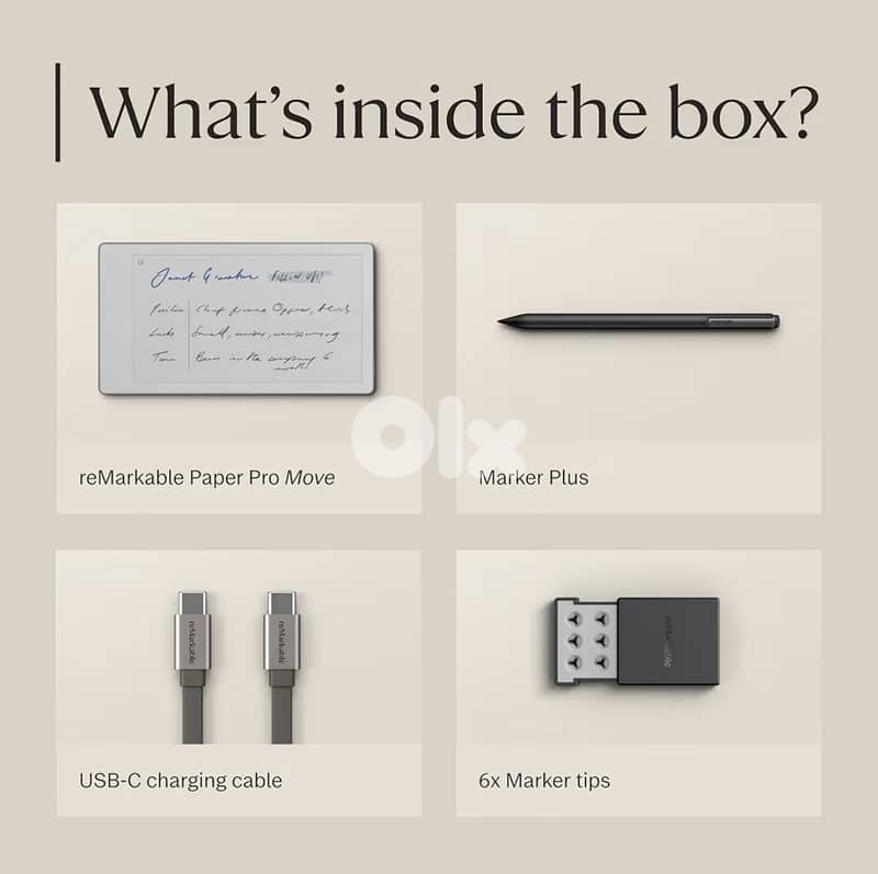 reMarkable Paper Pro Move Essential Pack | Electronic Ink Tablet - 7.3 12