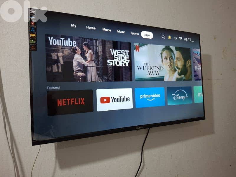 Elements smart tv 43" 2