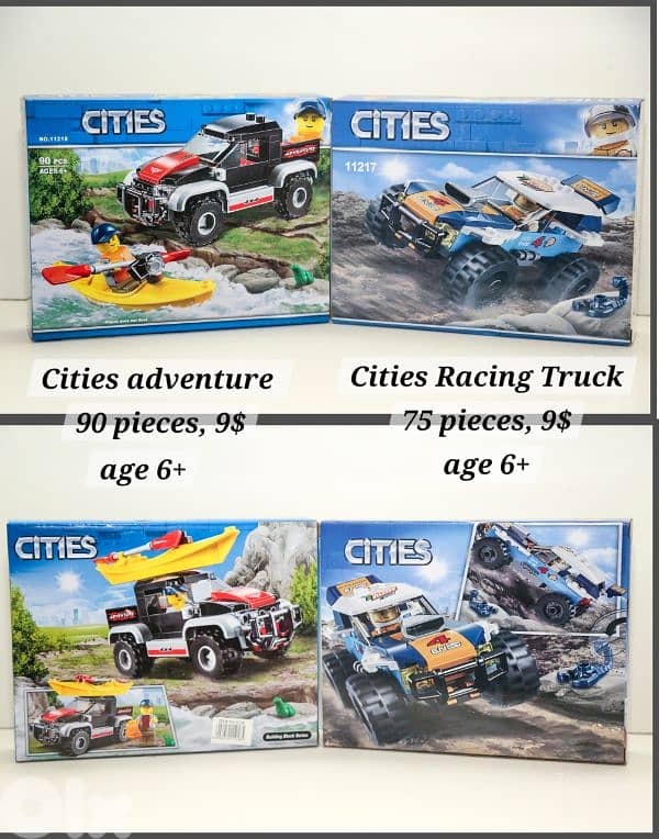 brand ( Cities)  brick block toys, new 1