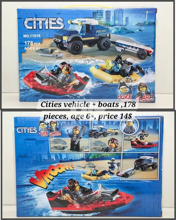 brand ( Cities)  brick block toys, new 2