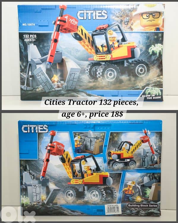 brand ( Cities)  brick block toys, new 3