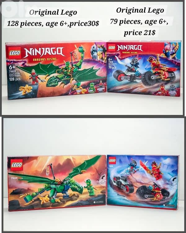 Original Lego brick block toys, new 3