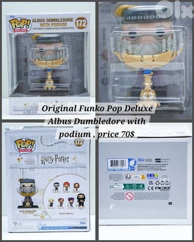 3 Harry potter deluxe Funko pop , ORIGINALS