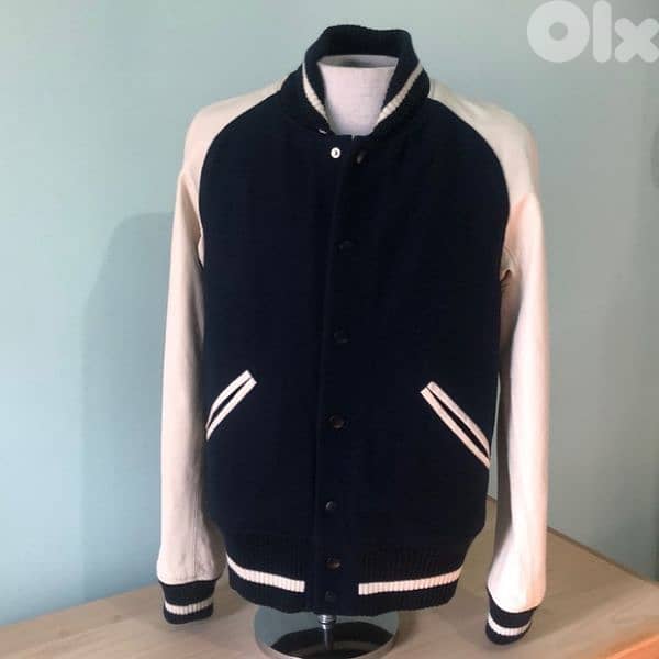 JCP wool and real leather jacket 4