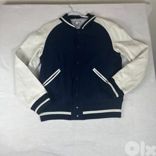 JCP wool and real leather jacket 8