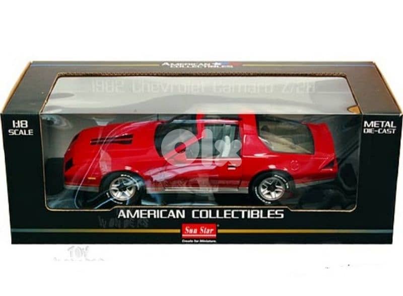 1982 Chevrolet Camaro Z28 diecast car model 1;18. 8