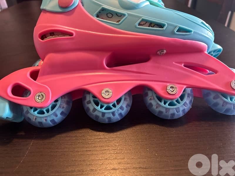 rollers and safety set for girls 1