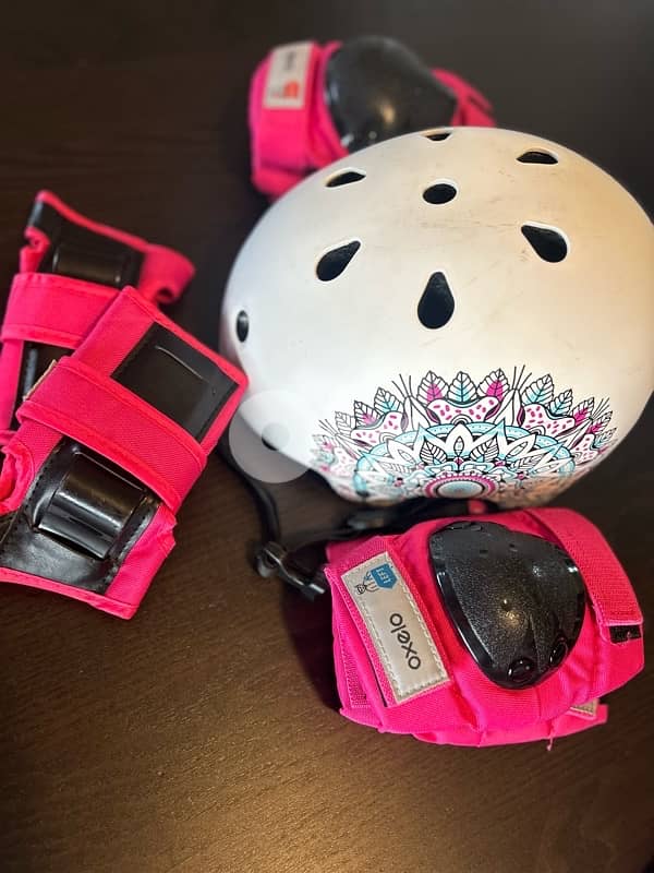rollers and safety set for girls 4