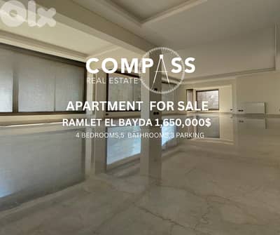 APARTMENT FOR SALE IN RAMLET EL BAYDA