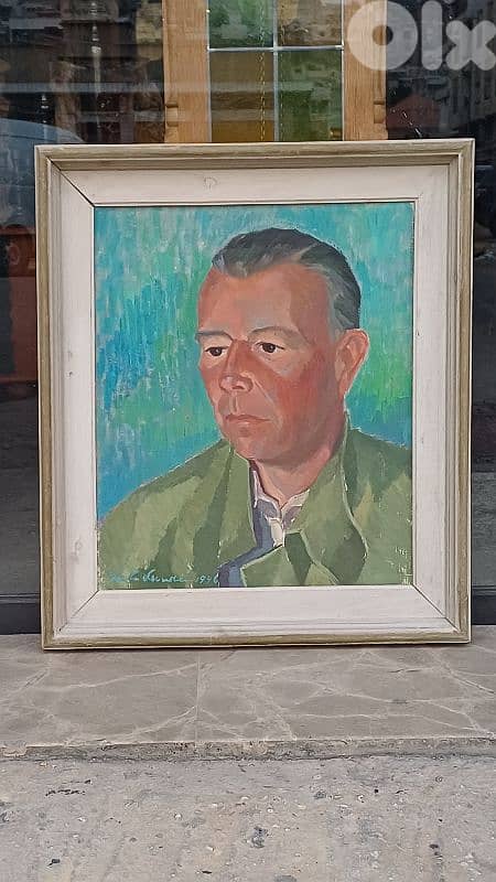 لوحة رسم زيتي اوروبية 1