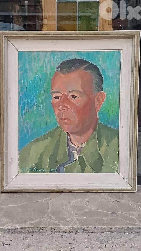 لوحة رسم زيتي اوروبية 2