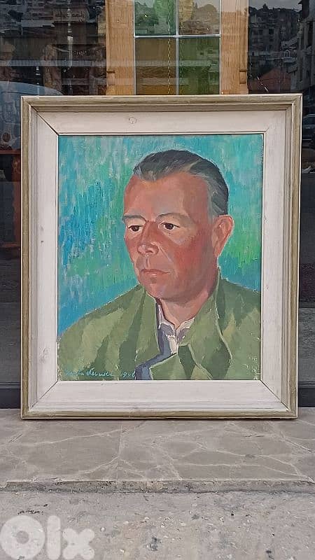 لوحة رسم زيتي اوروبية 6