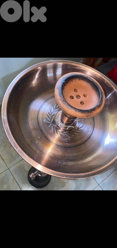 أرغيلة  نحاس  نضيف  وزن  ٢ كيلو  بيروت  الأشرفية  ٣٥  دولار   ٠٣٧٢٣٨٩٥ 1