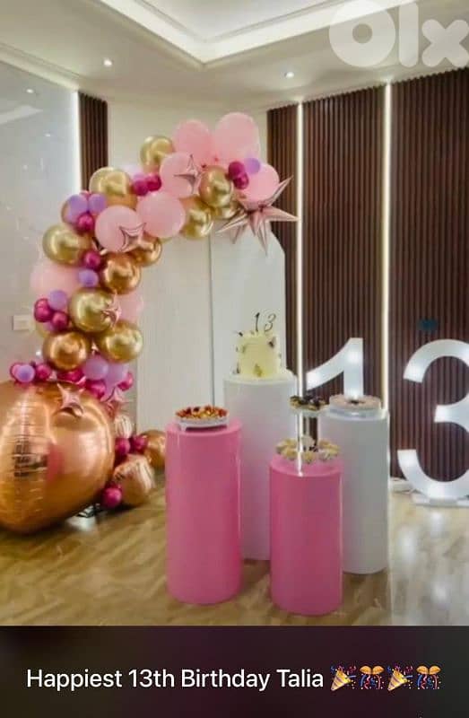 بداعي السفر للبيع تجهيزات ديكور لكافة المناسبات 03246377 13