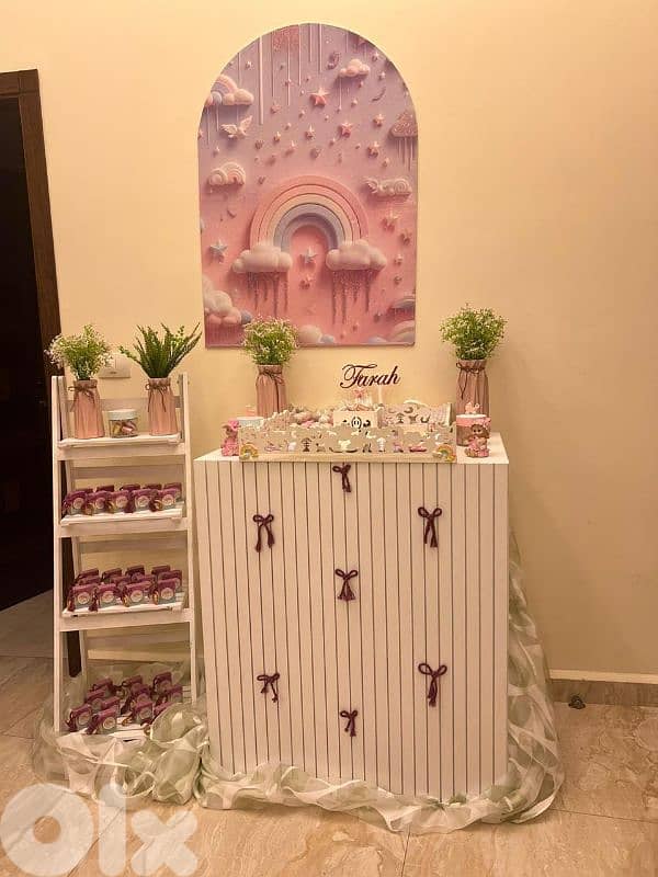 بداعي السفر للبيع تجهيزات ديكور لكافة المناسبات 03246377 15