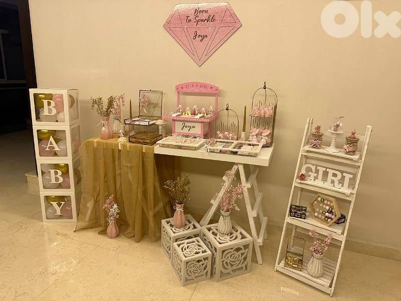 بداعي السفر للبيع تجهيزات ديكور لكافة المناسبات 03246377 18