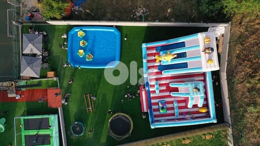 Used inflatable City playground