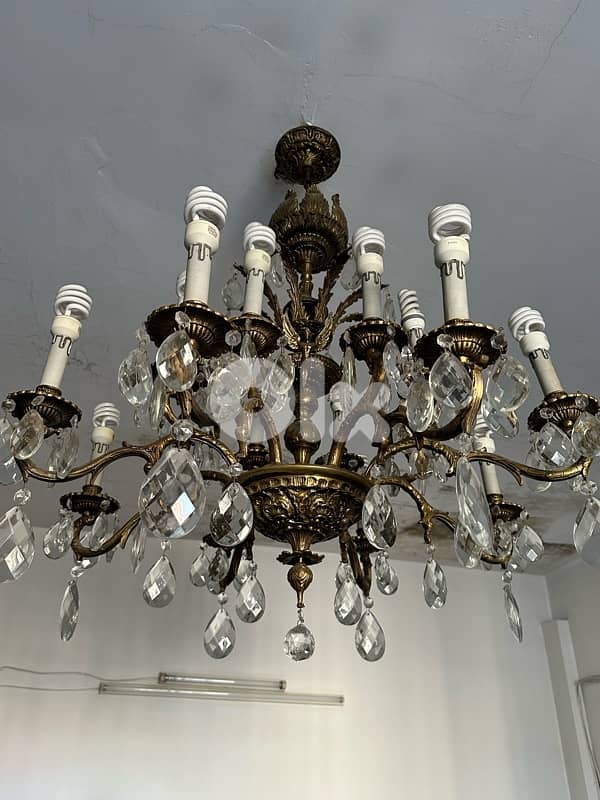 old vintage chandelier 1