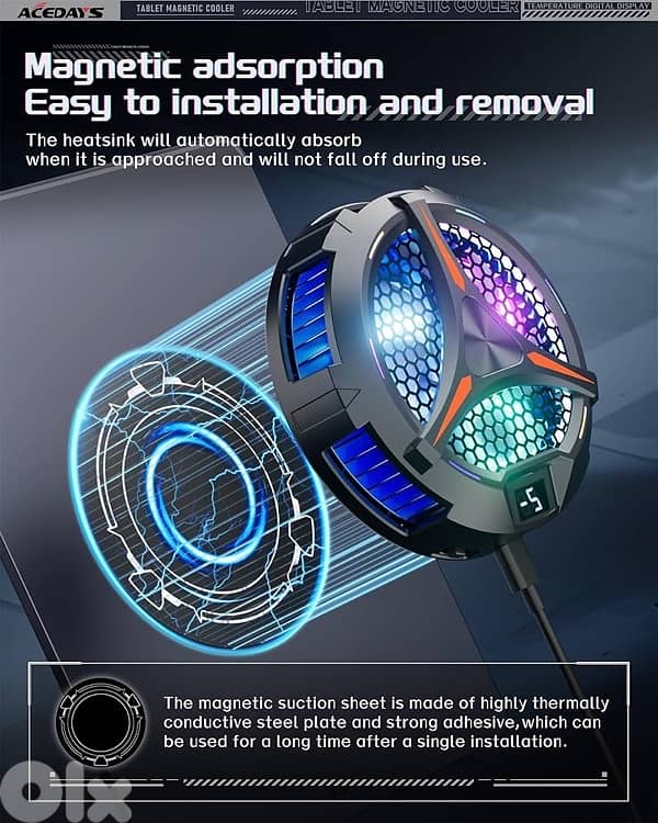 ACEDAYS Tablet Magnetic Cooler 5