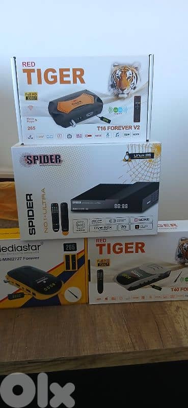 recever 4k  spider tiger t40