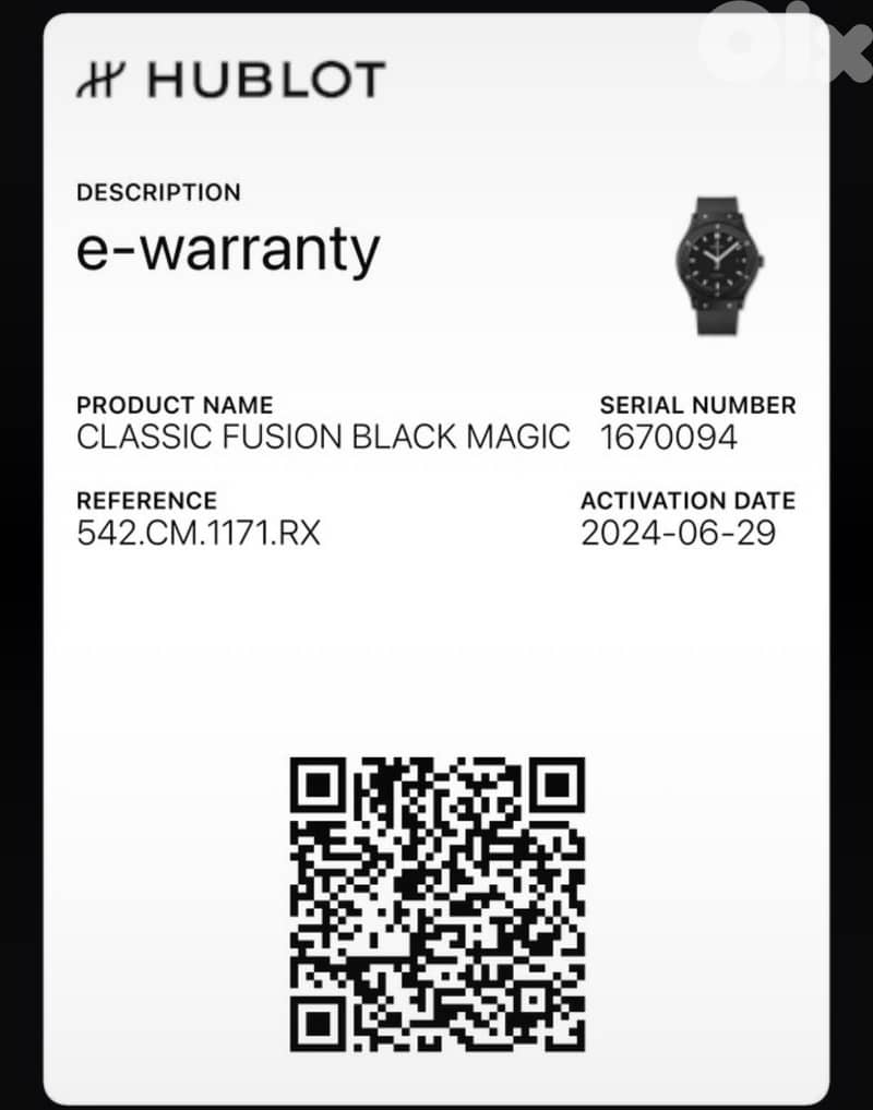 WATCH HUBLOT CLASSIC FUSION BLACK MAGIC 4